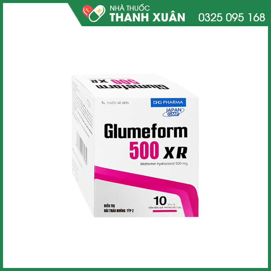 Glumeform 500 XR thuốc điều trị đái tháo đường tuýp 2